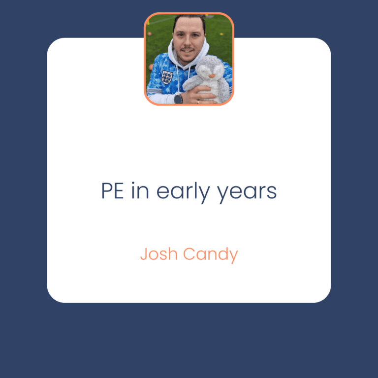 Josh Candy PE in Early Years