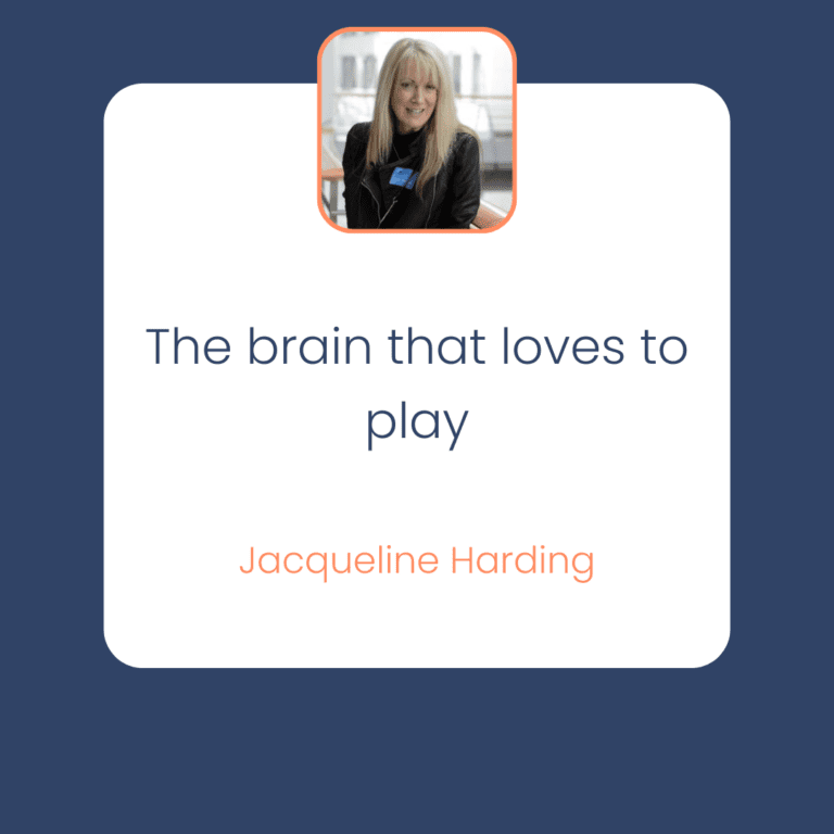 The brain that loves to play Dr Jacqueline Harding