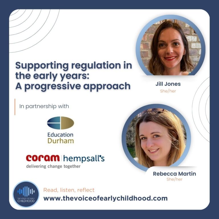 Supporting regulation in the early years: A progressive approach