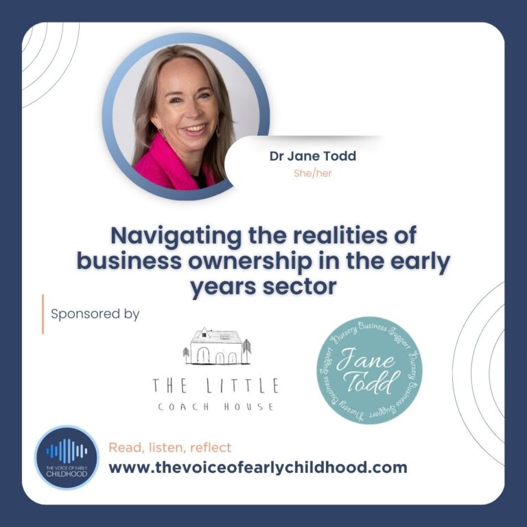Owner of Jane Todd Nursery Business Support and The Little Coach House