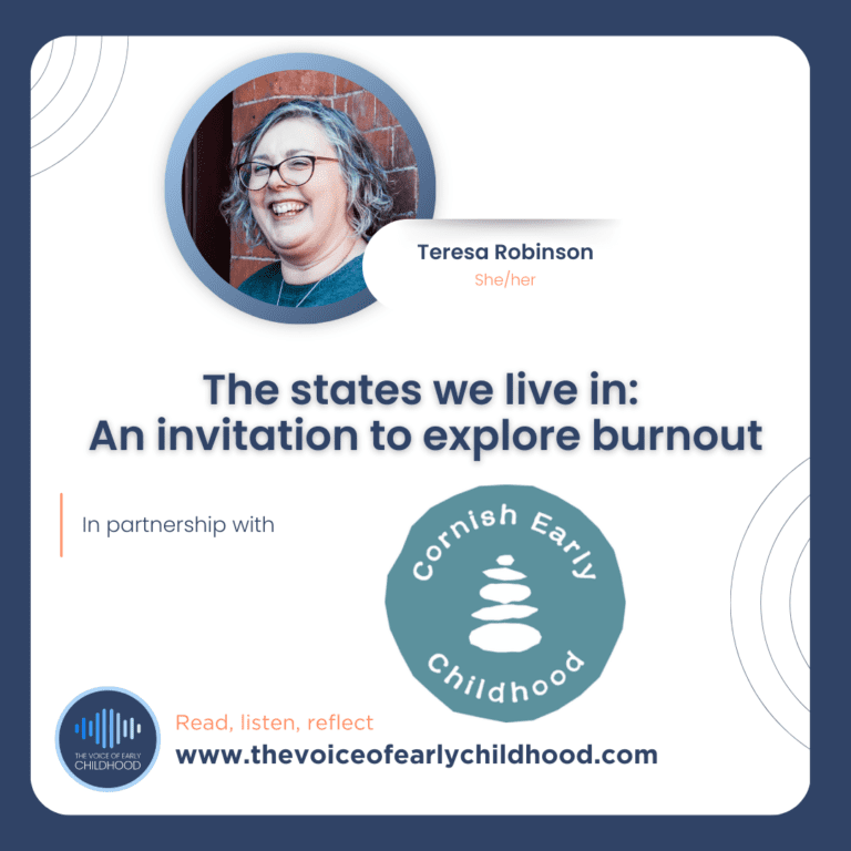 Educator burnout: The states we live in: An invitation to explore burnout
